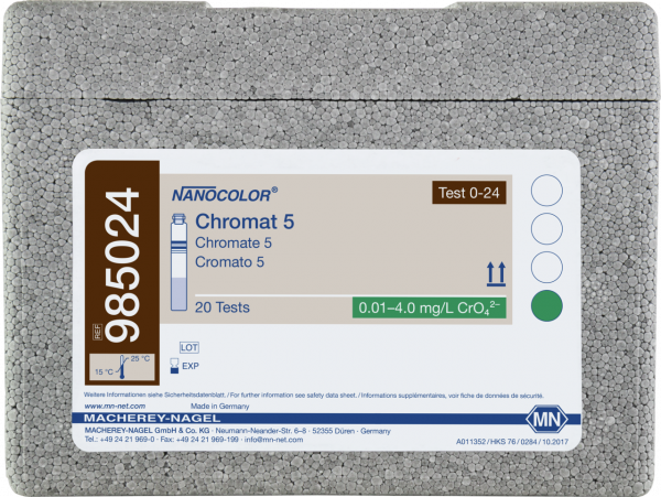 Tube test NANOCOLOR Chromate 5