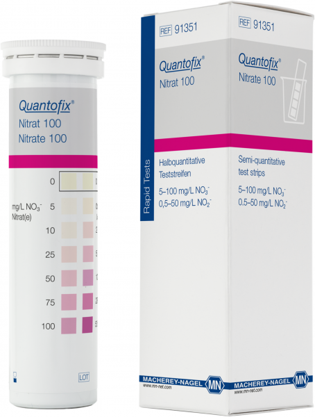 Semi-quantitative test strips QUANTOFIX Nitrate 100