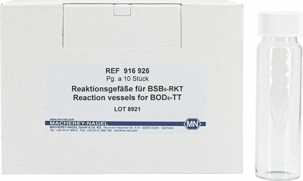 Reaction vessels for BOD₅-TT