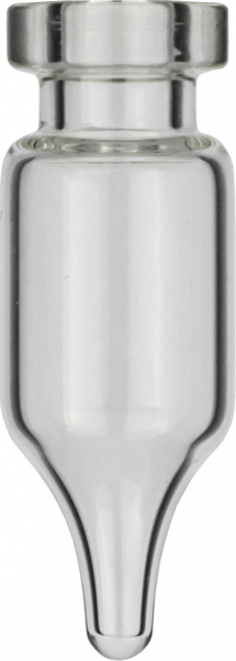 Crimp neck vial, N 11, 11.6x32.0 mm, 1.1 mL, conical, clear
