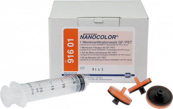 NANOCOLOR Membrane filtration kit GF/PET