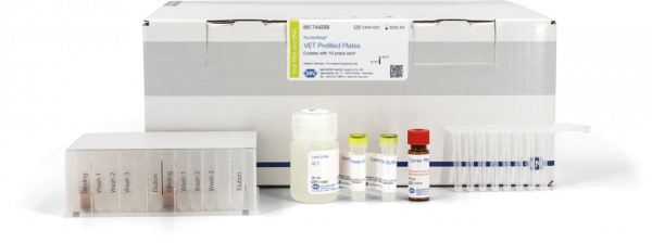 NucleoMag VET Prefilled Plates, viral/bacterial nucleic acids from VET samples
