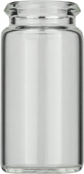 Snap cap vial, N 18, 20.0x40.0 mm, 5.0 mL, flat bottom, clear