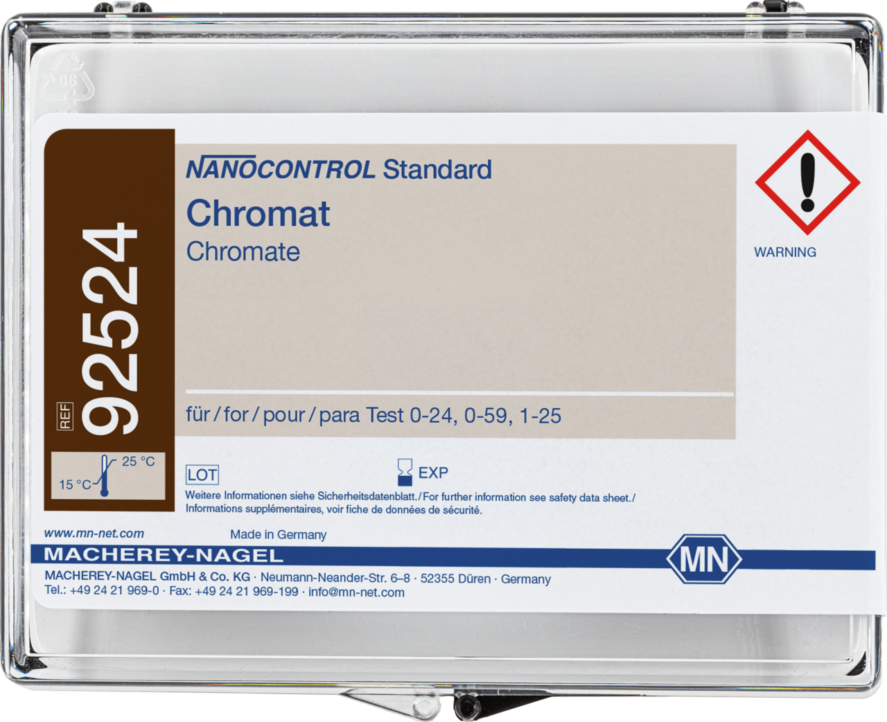Standard solution NANOCONTROL Chromate, MACHEREYNAGEL, MN MACHEREYNAGEL