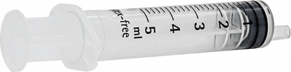 5 mL syringe for VISOCOLOR reagent case for soil analysis