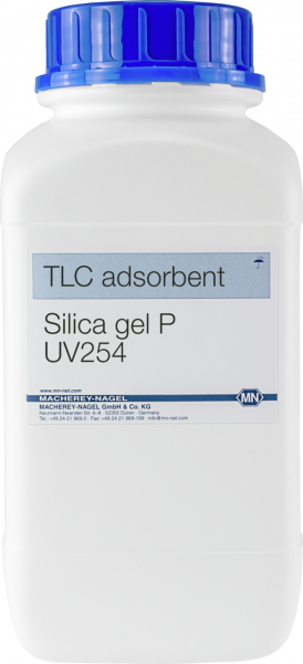 TLC adsorbent (bulk), Silica gel P with UV indicator F254, 5–50 μm