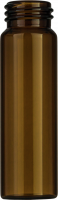 Screw neck vial, N 24, 27.5x95.0 mm, 40.0 mL, flat bottom, amber Screw neck vial, N 24, 27.5x95.0 mm, 40.0 mL, flat bottom, amber
