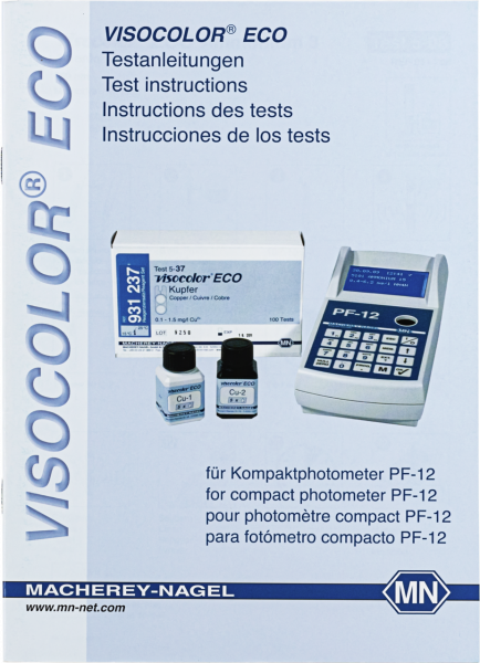 Test instructions for VISOCOLOR ECO on PF‑12