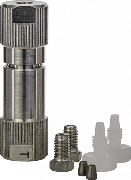Guard column holder C for separate use of 21x4mm Valco-Type HPLC guard columns