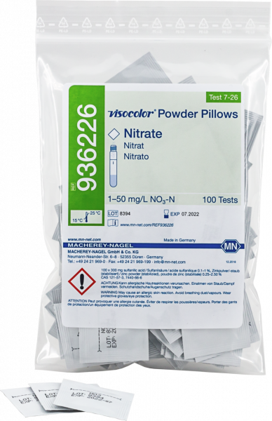 Reagents VISOCOLOR Powder Pillows Nitrate, photometric test