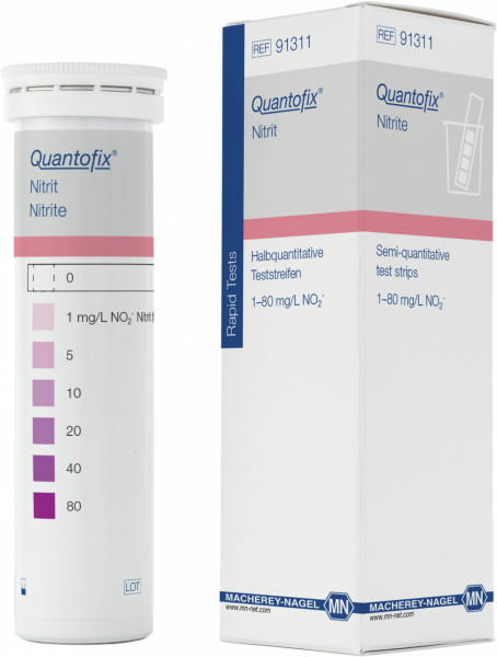 Semi-quantitative test strips QUANTOFIX Nitrite