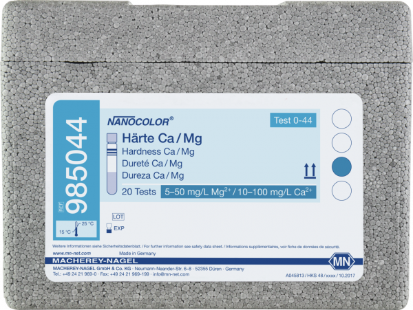 Tube test NANOCOLOR Hardness Ca / Mg
