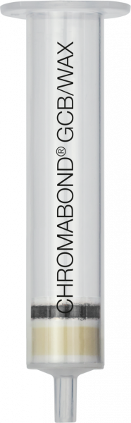 SPE column, CHROMABOND GCB/WAX, 30 µm WAX, 6 mL, 50 mg/150 mg