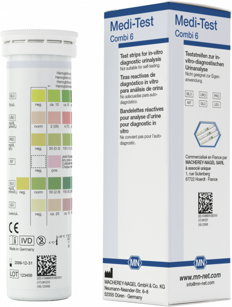 Urine test strips, Medi‑Test Combi 6