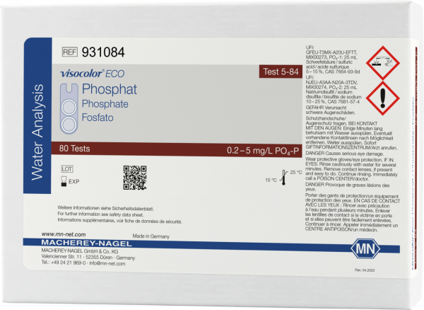 Colorimetric test kit VISOCOLOR ECO Phosphate