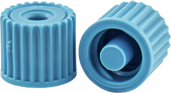 CHROMABOND Luer caps for SPE vacuum manifold, blue