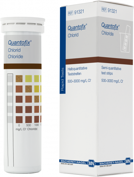 Semi-quantitative test strips QUANTOFIX Chloride