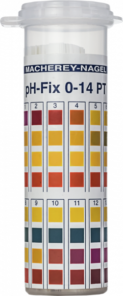 pH test strips, pH‑Fix 0–14 PT, fixed indicator