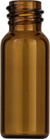 Screw neck vial, N 8, 11.6x32.0 mm, 1.5 mL, flat bottom, amber Screw neck vial, N 8, 11.6x32.0 mm, 1.5 mL, flat bottom, amber