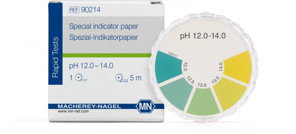 Special indicator paper pH 12.0–14.0 , reel