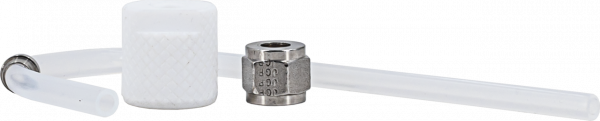 PFA tubing with fitting