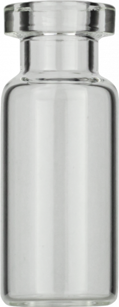 Crimp neck vial, N 13, 13.75x35.0 mm, 2.0 mL, flat bottom, clear