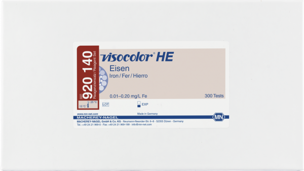 Colorimetric test kit VISOCOLOR HE Iron, refill pack