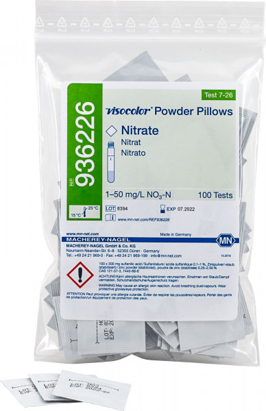 Reagents VISOCOLOR Powder Pillows Nitrate, photometric test