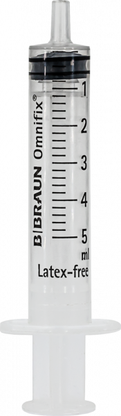 5 mL syringe for VISOCOLOR reagent case for soil analysis