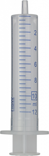 Disposable syringes with Luer tip made of polypropylene, 10 mL
