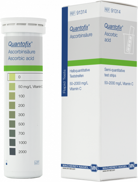 Semi-quantitative test strips QUANTOFIX Ascorbic acid